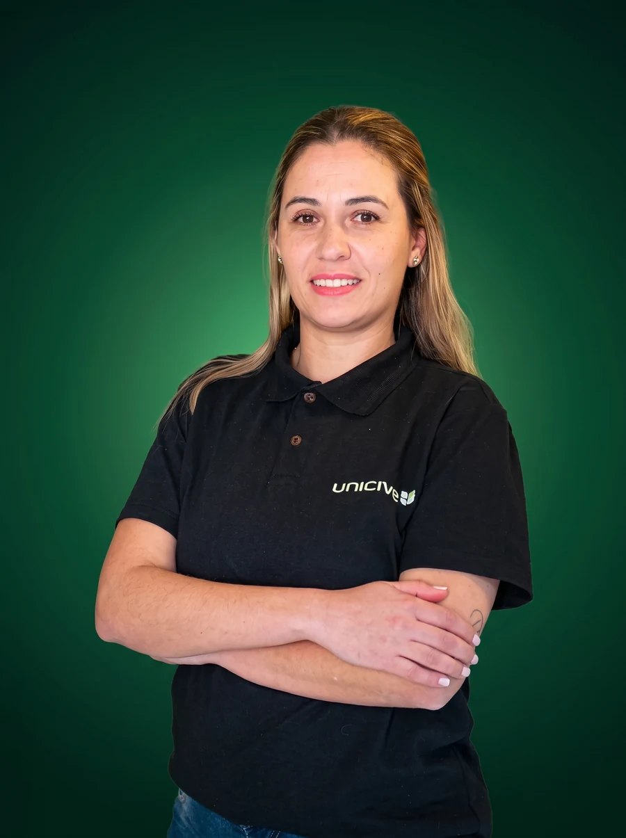 Tatiana Kruger, do comercial do Polo Unicive Pinhais